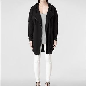 All saints black Ridley hoody